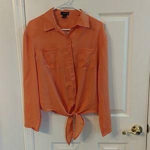 Cute orange blouse